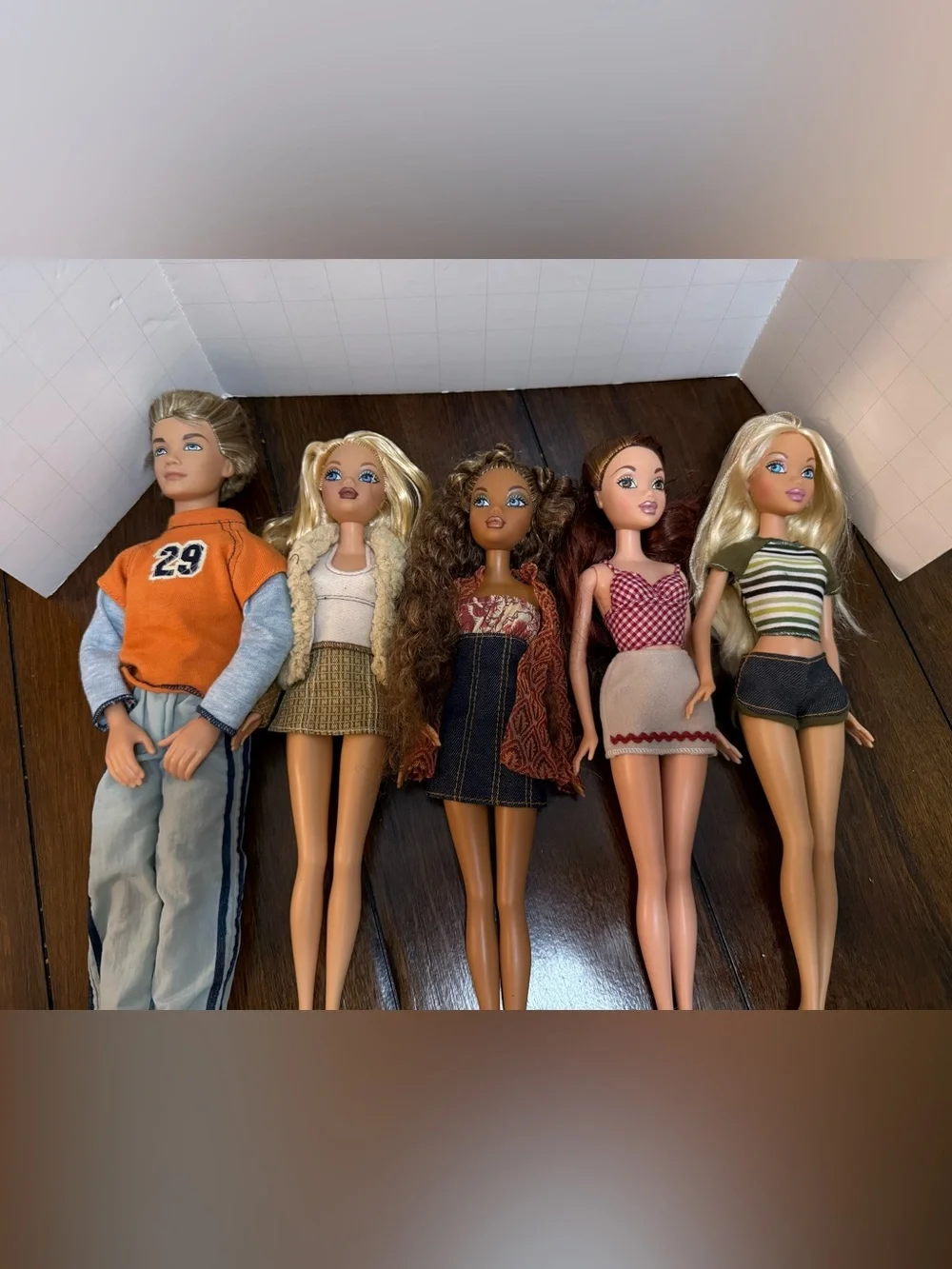 Lot of 5 Vintage Mattel My Scene Dolls Barbie Y2K